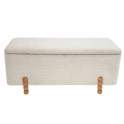 Baul banqueta Tapizada Rizo Suave Beige Serie Ationes Baul banqueta Tapizada Rizo Suave Beige Serie Ationes