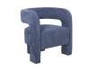 Butaca Salon Moderna Tapizada Rizo Suave Azul Serie Bakari Butaca Salon Moderna Tapizada Rizo Suave Azul Serie Bakari