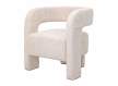 Butaca Salon Moderna Tapizada Rizo Suave Beige Serie Bakari Butaca Salon Moderna Tapizada Rizo Suave Beige Serie Bakari