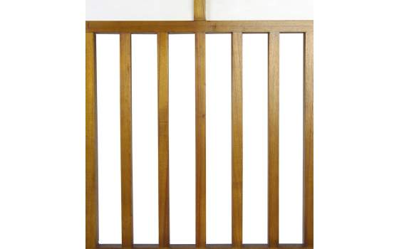 Cabecero de 150 Bicolor Blanco Nogal Estilo Colonial Artict Cabecero de 150 Bicolor Blanco Nogal Estilo Colonial Artict