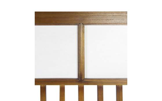 Cabecero de 150 Bicolor Blanco Nogal Estilo Colonial Artict Cabecero de 150 Bicolor Blanco Nogal Estilo Colonial Artict