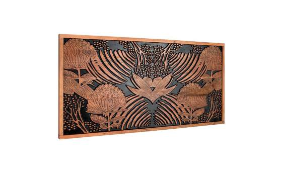 Cabecero Tallado Fondo Negro Colchon 150 cm Serie Daersin Cabecero Tallado Fondo Negro Colchon 150 cm Serie Daersin