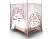 Cama Con Dosel De Forja Rosa Cama Con Dosel De Forja Rosa