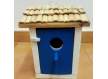 Casita Nido Rustica de Pajaros Puerta Azul Casita Nido Rustica de Pajaros Puerta Azul