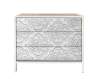 Comoda 3 Cajones Tallados Madera Metal Blanco Industrial Aljaro Comoda 3 Cajones Tallados Madera Metal Blanco Industrial Aljaro