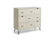 Comoda 6 Cajones Nordica Actual Blanco Hueso Serie Muria Comoda 6 Cajones Nordica Actual Blanco Hueso Serie Muria