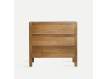 Comoda Actual 3 Cajones Madera Estriada Copenhague Comoda Actual 3 Cajones Madera Estriada Copenhague