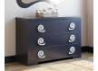 Comoda Dormitorio Moderno 3 Cajones Colores Serie Hellen Comoda Dormitorio Moderno 3 Cajones Colores Serie Hellen