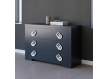 Comoda Moderna Madera 3 Cajones Serie Rosa Comoda Moderna Madera 3 Cajones Serie Rosa