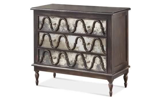 Comoda vintage 3 Cajones Negro Rustico y Espejo Serie Aelman Comoda vintage 3 Cajones Negro Rustico y Espejo Serie Aelman