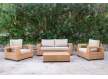 Conjunto 2 Sillones Sofa y Mesa en Medula de Rattan Alakau Conjunto 2 Sillones Sofa y Mesa en Medula de Rattan Alakau
