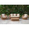Conjunto 2 Sillones Sofa y Mesa Tejidos en Algas y Bambu Alakau Conjunto 2 Sillones Sofa y Mesa Tejidos en Algas y Bambu Alakau