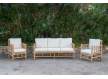 Conjunto 2 Sillones y Sofa de Bambu Rattan Serie Alakau Conjunto 2 Sillones y Sofa de Bambu Rattan Serie Alakau