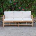 Conjunto 2 Sillones y Sofa de Bambu Rattan Serie Alakau Conjunto 2 Sillones y Sofa de Bambu Rattan Serie Alakau