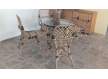 Conjunto 4 Sillas y Mesa Rattan Tejido Sintetico Aneisa Conjunto 4 Sillas y Mesa Rattan Tejido Sintetico Aneisa