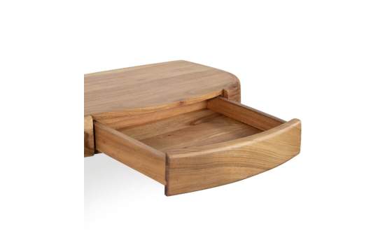 Consola Flotante 1 Cajon Madera Forma Irregular Adrum Consola Flotante 1 Cajon Madera Forma Irregular Adrum