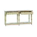 Consola Grande Verde Decape Serie Dausis Consola Grande Verde Decape Serie Dausis