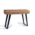 Consola Recibidor Madera Maciza Acacia 2 Cajones Alvird Consola Recibidor Madera Maciza Acacia 2 Cajones Alvird