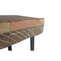 Consola Recibidor Madera Maciza Acacia 2 Cajones Alvird Consola Recibidor Madera Maciza Acacia 2 Cajones Alvird