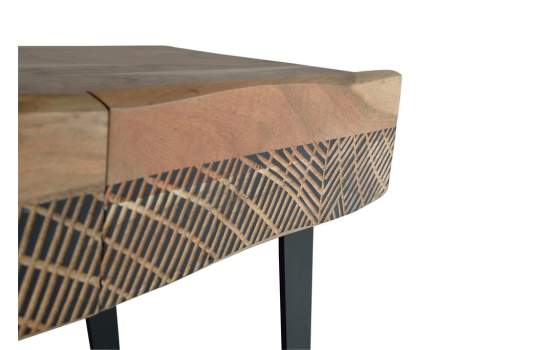 Consola Recibidor Madera Maciza Acacia 2 Cajones Alvird Consola Recibidor Madera Maciza Acacia 2 Cajones Alvird