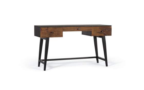 Escritorio 3 Cajones Acanalados Estilo Industrial Serie Ariost Escritorio 3 Cajones Acanalados Estilo Industrial Serie Ariost