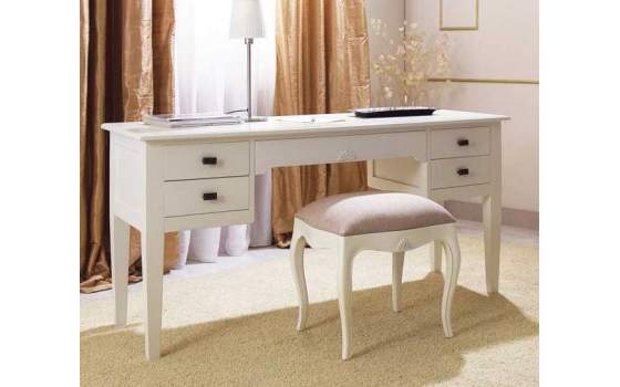 Escritorio Blanco Roto 150 Estilo Vintage Monaco Escritorio Blanco Roto 150 Estilo Vintage Monaco