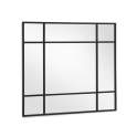 Espejo Cuadrado Estilo Ventana Forja Negra Serie Atonsas Espejo Cuadrado Estilo Ventana Forja Negra Serie Atonsas