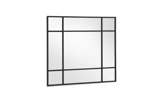 Espejo Cuadrado Estilo Ventana Forja Negra Serie Atonsas Espejo Cuadrado Estilo Ventana Forja Negra Serie Atonsas