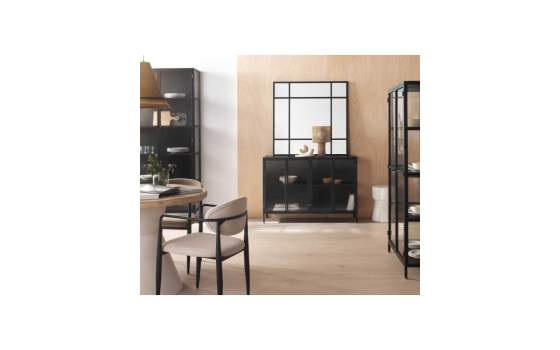 Espejo Cuadrado Estilo Ventana Forja Negra Serie Atonsas Espejo Cuadrado Estilo Ventana Forja Negra Serie Atonsas