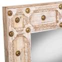 Espejo Madera Tallada Adornos Metalicos Dorados Arretia Espejo Madera Tallada Adornos Metalicos Dorados Arretia