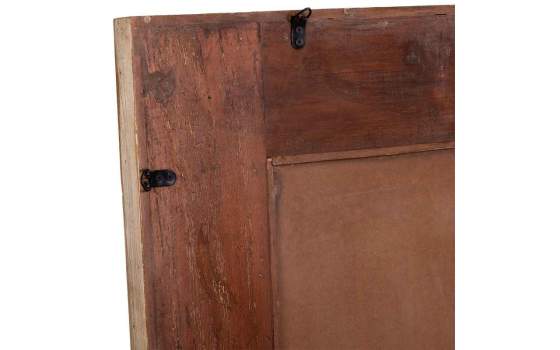 Espejo Madera Tallada Adornos Metalicos Dorados Arretia Espejo Madera Tallada Adornos Metalicos Dorados Arretia