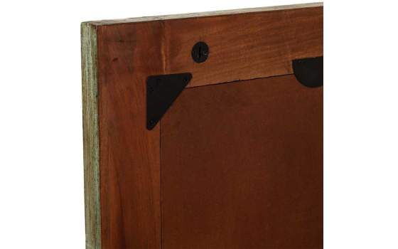 Espejo Madera Tallada Rustica 80 X 100 Azul Desgastado Arretia Espejo Madera Tallada Rustica 80 X 100 Azul Desgastado Arretia