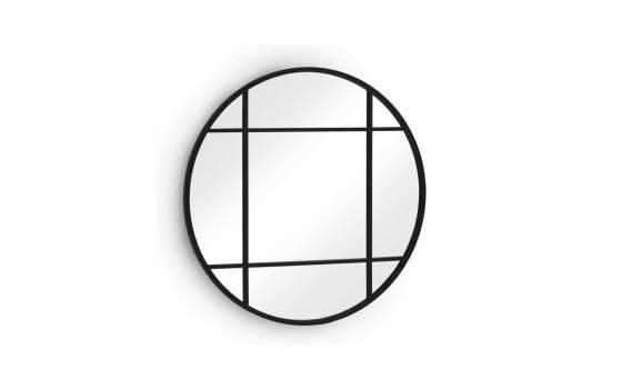 Espejo Redondo 100 Estilo Ventana Forja Negra Atonsas Espejo Redondo 100 Estilo Ventana Forja Negra Atonsas