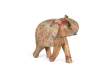 Figura Decorativa Elefante Madera Tallada Colores Atucha Figura Decorativa Elefante Madera Tallada Colores Atucha