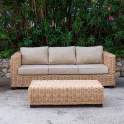 Juego de 2 Sillones Sofa 3 Plazas y Mesa Rattan Serie Alakau Juego de 2 Sillones Sofa 3 Plazas y Mesa Rattan Serie Alakau