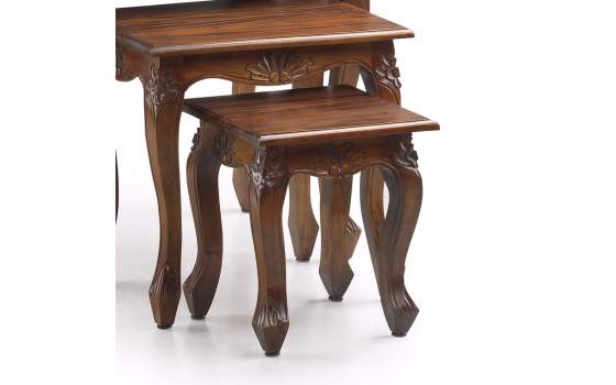 Juego de Mesas Nido Colonial Vintage Suis Juego de Mesas Nido Colonial Vintage Suis