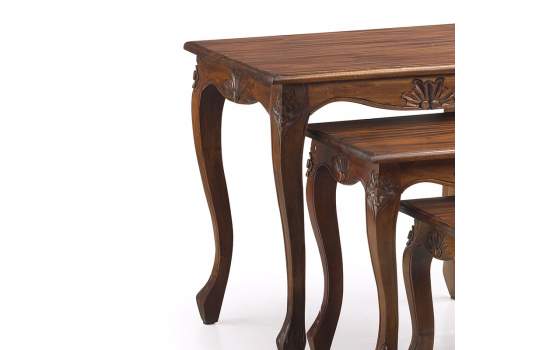 Juego de Mesas Nido Colonial Vintage Suis Juego de Mesas Nido Colonial Vintage Suis