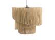 Lampara Colgante en Rafia Natural Serie Midway Lampara Colgante en Rafia Natural Serie Midway