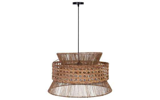 Lampara de Techo Rattan y Yute Rustica Serie Auier Lampara de Techo Rattan y Yute Rustica Serie Auier