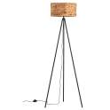 Lampara Pie Tripode Forja Abaca Natural serie Atrax Lampara Pie Tripode Forja Abaca Natural serie Atrax
