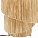 Lampara Sobremesa en Rafia Natural Serie Midway Lampara Sobremesa en Rafia Natural Serie Midway