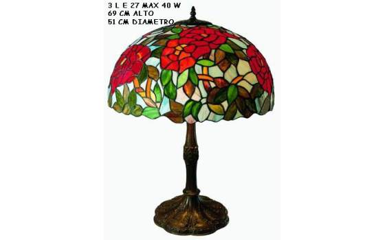 Lampara Stam Tiffany BB-19+TS-50/83    P.49 Lampara Stam Tiffany BB-19+TS-50/83    P.49