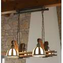 Lampara Techo Armada Rustica Lampara Techo Armada Rustica