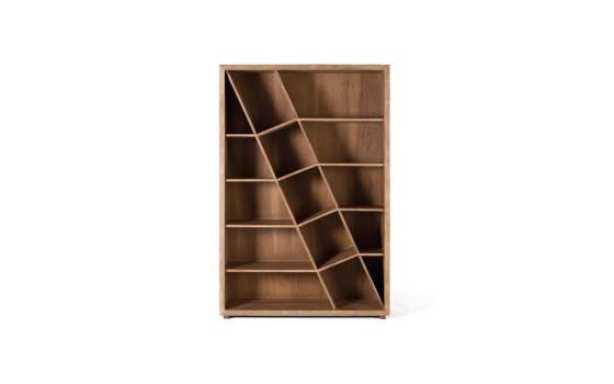Libreria Diseño Moderno Madera Acacia Natural Serie Eriotas Libreria Diseño Moderno Madera Acacia Natural Serie Eriotas