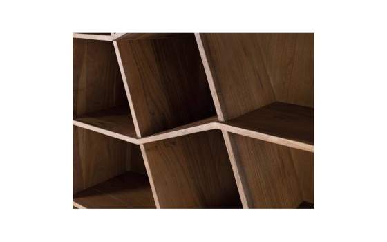 Libreria Diseño Moderno Madera Acacia Natural Serie Eriotas Libreria Diseño Moderno Madera Acacia Natural Serie Eriotas