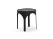 Mesa Auxiliar Redonda 50 Diametro en Acero Negro Akeren Mesa Auxiliar Redonda 50 Diametro en Acero Negro Akeren