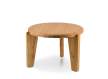 Mesa Auxiliar Redonda 60 cm Teca Natural Serie Malmo Mesa Auxiliar Redonda 60 cm Teca Natural Serie Malmo