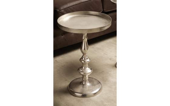 Mesa Auxiliar Redonda Clasica Aluminio Serie Razany Mesa Auxiliar Redonda Clasica Aluminio Serie Razany