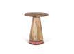 Mesa Auxiliar Redonda India Decorada en Colores Atucha Mesa Auxiliar Redonda India Decorada en Colores Atucha