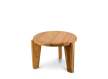Mesa Auxiliar Redonda Teca Natural Serie  Malmo Mesa Auxiliar Redonda Teca Natural Serie  Malmo